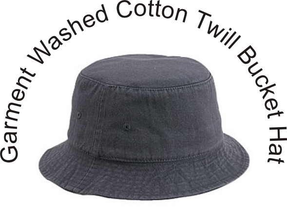 Lid Tunes Garment Washed Cotton Twill Bucket Hat